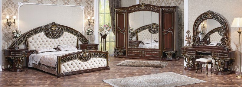 Арида Комплект 6-х дверный «Марелла» темный орех