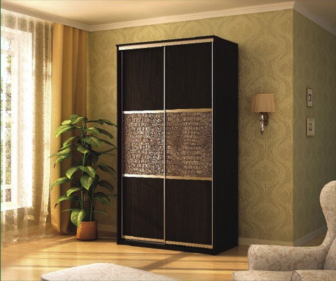 Мэри мебель Шкаф-купе 2-х дверный Де-Люкс №3