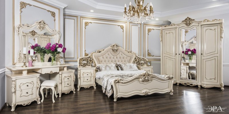 Эра СПАЛЬНЯ ДЖОКОНДА КРЕМ ГЛЯНЕЦ 3-х дв