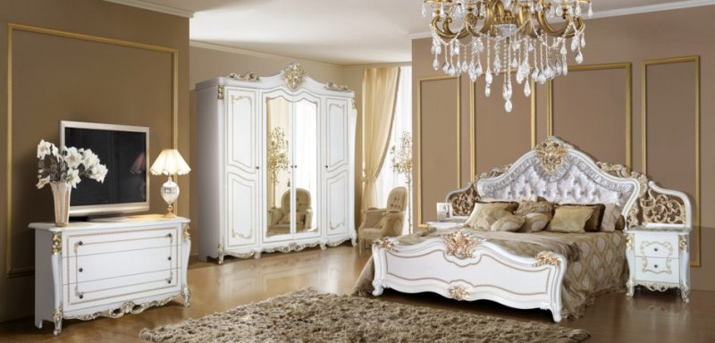 Диа Мебель комплект 4-х дверный «Джоконда», крем глянец