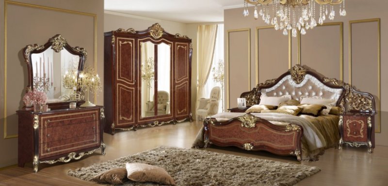 Диа Мебель комплект 4-х дверный «Джоконда», орех глянец