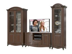 Мэри мебель Гостиная «Да Винчи» орех, вариант 3