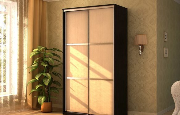 Мэри мебель Шкаф-купе 2-х дверный Де-Люкс №1